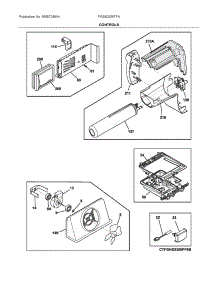 Controller parts for Electrolux Refrigerator FGSS2335TFA from AppliancePartsPros.com