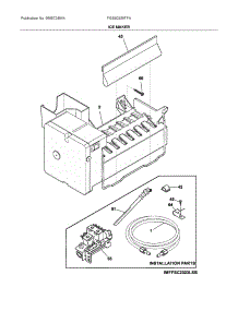 Ice Maker parts for Electrolux Refrigerator FGSS2335TFA from AppliancePartsPros.com