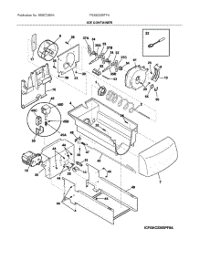 Container parts for Electrolux Refrigerator FGSS2335TFA from AppliancePartsPros.com