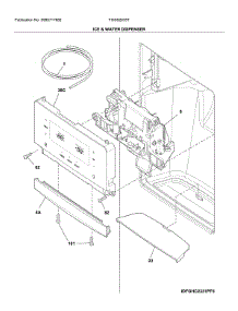 Ice & Water Dispenser parts for Electrolux Refrigerator FGSS2635TD8 from AppliancePartsPros.com