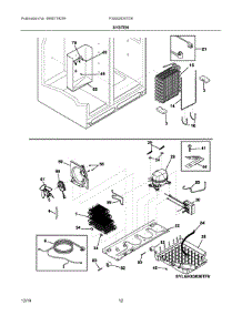 07 - System parts for Electrolux Refrigerator FGSS2635TD9 from AppliancePartsPros.com