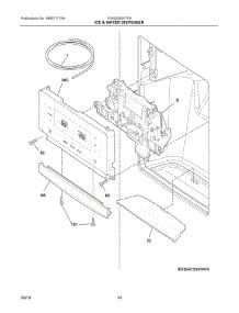 08 - Ice & Water Dispenser parts for Electrolux Refrigerator FGSS2635TF9 from AppliancePartsPros.com