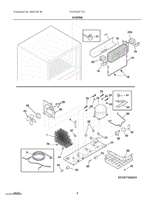 05 - System parts for Electrolux Refrigerator FGTR2037TF3 from AppliancePartsPros.com