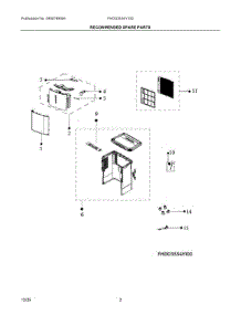 02 - Recommended Spare Parts parts for Electrolux FHDD3534Y100 from AppliancePartsPros.com