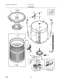 06 - Motor / Tub parts for Electrolux Dryer FLCE7523AW1 from AppliancePartsPros.com