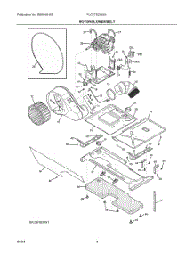03 - Motor / Blower / Belt parts for Electrolux Dryer FLCE7523AW1 from AppliancePartsPros.com
