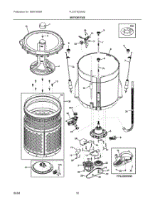 06 - Motor / Tub parts for Electrolux Dryer FLCG7522AW2 from AppliancePartsPros.com