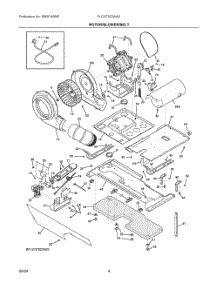 03 - Motor / Blower / Belt parts for Electrolux Dryer FLCG7522AW2 from AppliancePartsPros.com