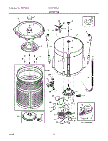 06 - Motor / Tub parts for Electrolux Dryer FLCG7522AW3 from AppliancePartsPros.com
