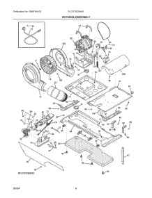 03 - Motor / Blower / Belt parts for Electrolux Dryer FLCG7522AW3 from AppliancePartsPros.com
