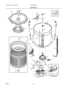 06 - Motor / Tub parts for Electrolux Dryer FLCG7522AW4 from AppliancePartsPros.com