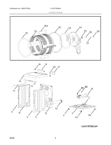 02 - Cabinet / Drum parts for Electrolux Dryer FLVE7000AW from AppliancePartsPros.com