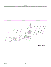 05 - Motor parts for Electrolux Dryer FLVE700CAW from AppliancePartsPros.com