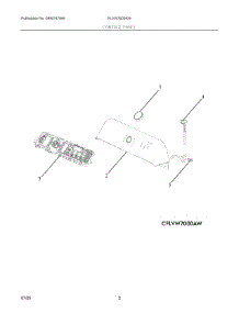 02 - Control Panel parts for Electrolux Washer FLVW7000AW from AppliancePartsPros.com