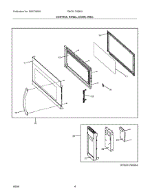 03 - Control Panel, Door, Misc. parts for Electrolux Wall Oven FMOS1745BSA from AppliancePartsPros.com
