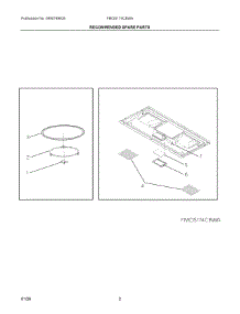02 - Recommended Spare Parts parts for Electrolux Wall Oven FMOS174CBWA from AppliancePartsPros.com
