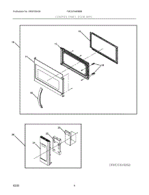 03 - Control Panel, Door, Misc. parts for Electrolux Wall Oven FMOS1846BBB from AppliancePartsPros.com