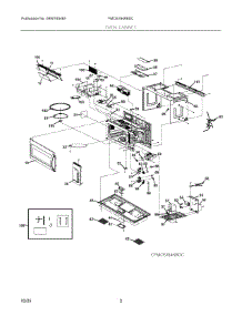 02 - Oven, Cabinet parts for Electrolux Wall Oven FMOS1846BDC from AppliancePartsPros.com