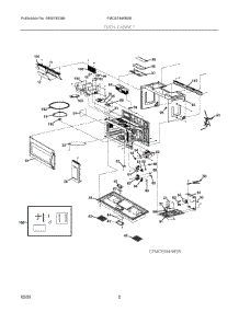 02 - Oven, Cabinet parts for Electrolux Wall Oven FMOS1846BSB from AppliancePartsPros.com