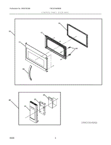03 - Control Panel, Door, Misc. parts for Electrolux Wall Oven FMOS1846BSB from AppliancePartsPros.com
