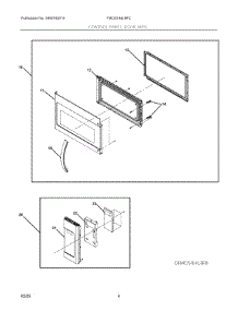 03 - Control Panel, Door, Misc. parts for Electrolux Wall Oven FMOS184LBFC from AppliancePartsPros.com