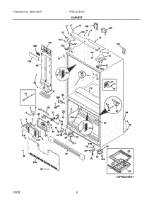 04 - Cabinet parts for Electrolux Refrigerator FPBC2278UF4 from AppliancePartsPros.com