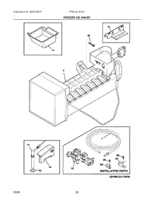 10 - Freezer Ice Maker parts for Electrolux Refrigerator FPBC2278UF4 from AppliancePartsPros.com