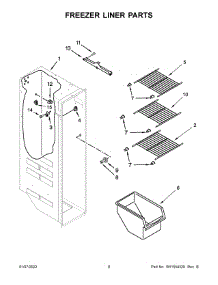 10 - Freezer Ice Maker parts for Electrolux Refrigerator FPBC2278UF7 from AppliancePartsPros.com