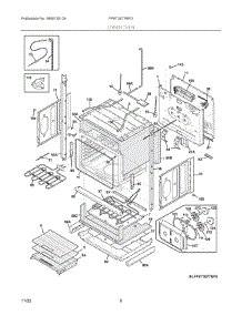 04 - Lower Oven parts for Electrolux Wall Oven FPET3077RFG from AppliancePartsPros.com