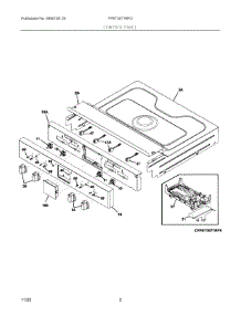 02 - Control Panel parts for Electrolux Wall Oven FPET3077RFG from AppliancePartsPros.com