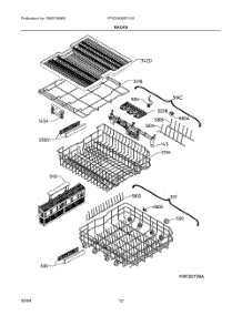 07 - Racks parts for Electrolux Dishwasher FPID2498SF1A0 from AppliancePartsPros.com