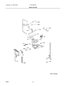 05 - Wash System parts for Electrolux Dishwasher FPID2498SF9A from AppliancePartsPros.com