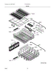 07 - Racks parts for Electrolux Dishwasher FPID2498SF9A from AppliancePartsPros.com