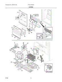 04 - System parts for Electrolux Refrigerator FPRU19F8WF3 from AppliancePartsPros.com