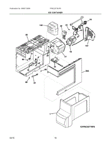 09 - Ice Container parts for Electrolux Refrigerator FPSC2278UF5 from AppliancePartsPros.com