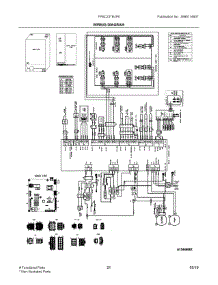 12 - Wiring Diagram parts for Electrolux Refrigerator FPSC2278UF6 from AppliancePartsPros.com