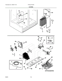 07 - System parts for Electrolux Refrigerator FPSC2278UF8 from AppliancePartsPros.com