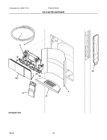 08 - Ice & Water Dispenser parts for Electrolux Refrigerator FPSC2278UF8 from AppliancePartsPros.com