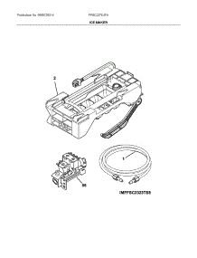 Ice Maker parts for Electrolux Refrigerator FPSC2278UFA from AppliancePartsPros.com