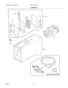 09 - Ice Maker parts for Electrolux Refrigerator FRFC2323AS5 from AppliancePartsPros.com