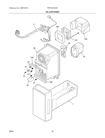 08 - Ice Container parts for Electrolux Refrigerator FRFC2323AS5 from AppliancePartsPros.com