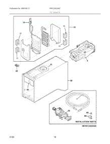 09 - Ice Maker parts for Electrolux Refrigerator FRFC2323AS7 from AppliancePartsPros.com