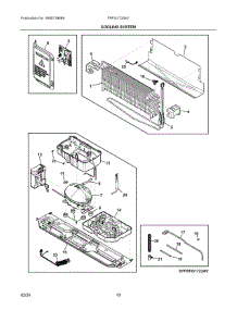 06 - Cooling System parts for Electrolux Refrigerator FRFG1723AV from AppliancePartsPros.com