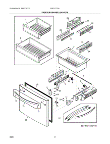 02 - Freezer Drawer, Baskets parts for Electrolux Refrigerator FRFG1723AV03 from AppliancePartsPros.com