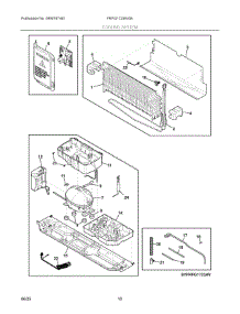 06 - Cooling System parts for Electrolux Refrigerator FRFG1723AV04 from AppliancePartsPros.com