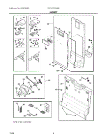 04 - Cabinet parts for Electrolux Refrigerator FRFG1723AW00 from AppliancePartsPros.com