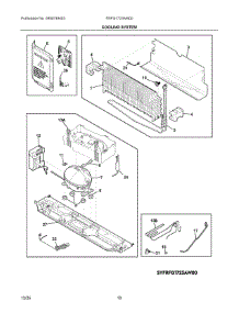 06 - Cooling System parts for Electrolux Refrigerator FRFG1723AW00 from AppliancePartsPros.com