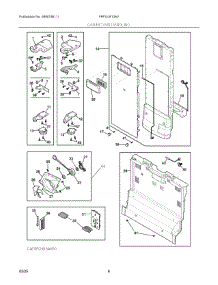 04 - Cabinet / Air Handling parts for Electrolux Refrigerator FRFG1813AV from AppliancePartsPros.com
