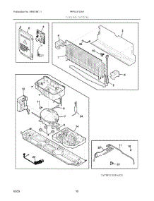 06 - Cooling System parts for Electrolux Refrigerator FRFG1813AV from AppliancePartsPros.com