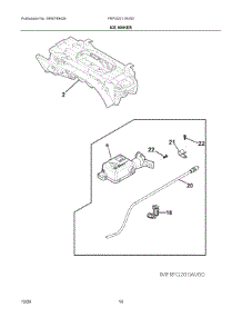 08 - Ice Maker parts for Electrolux Refrigerator FRFG2011AV00 from AppliancePartsPros.com